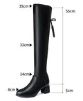 Women's Knee-High Boot in Eco-Leather - Lady Conforty