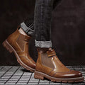 Men's Classic Leather Boots - EliteCraft