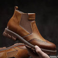 Men's Classic Leather Boots - EliteCraft