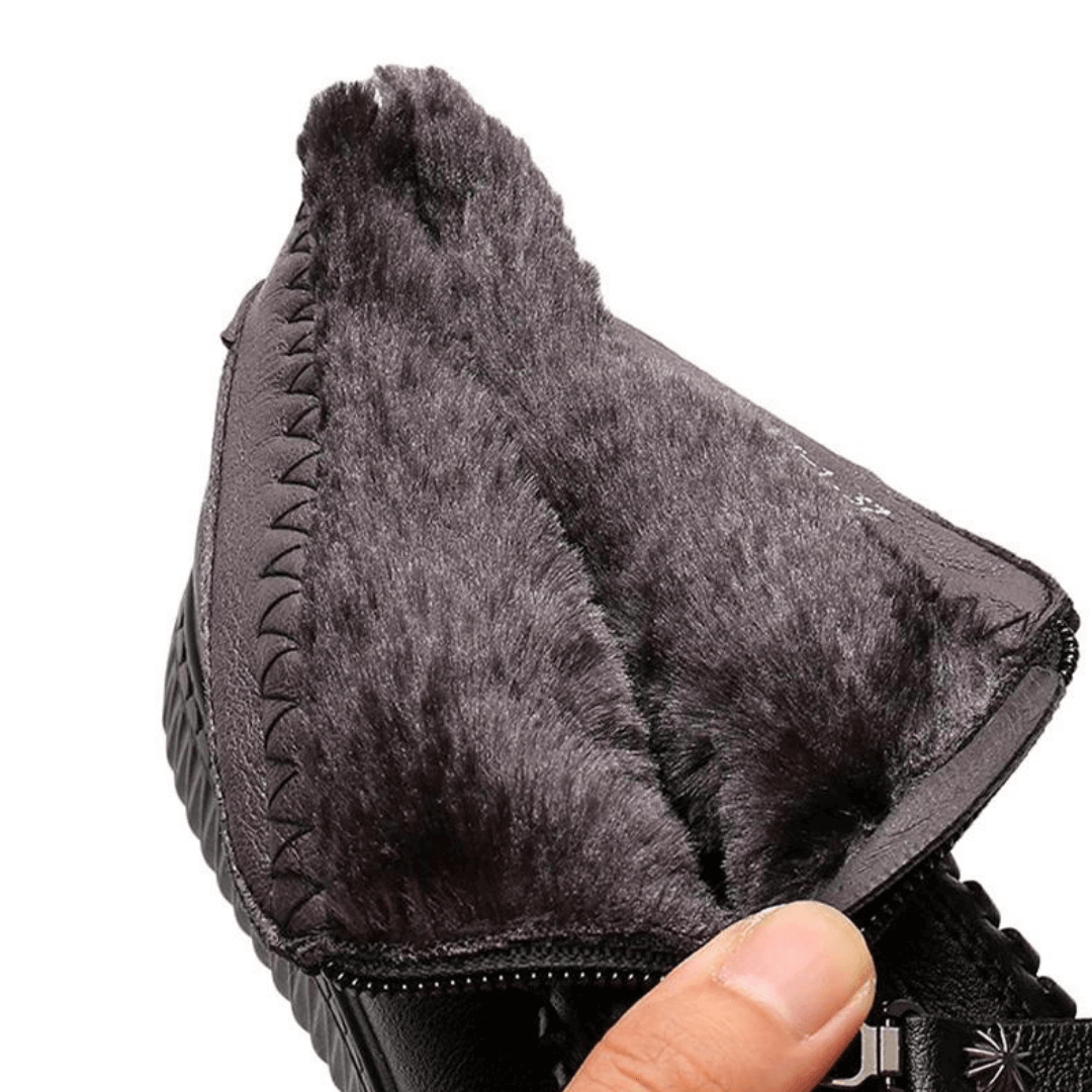 Hot Comfort Waterproof Winter Boot with Velvety Interior