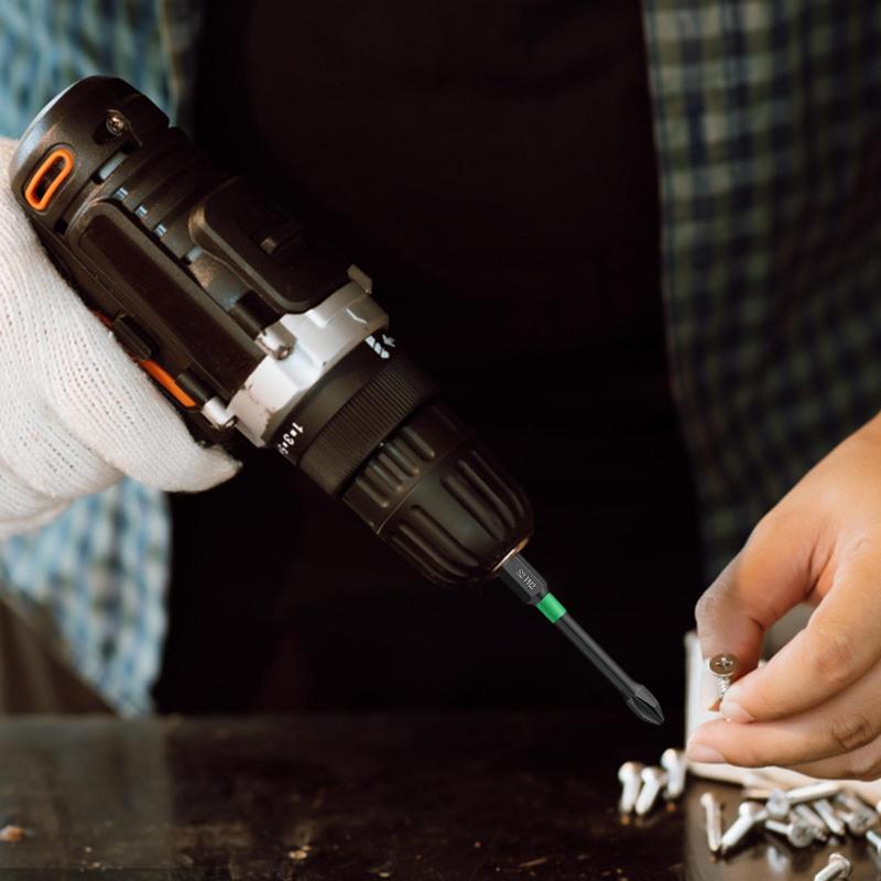 High-Strength Magnetic Screwdriver Bit with Non-Slip Holder