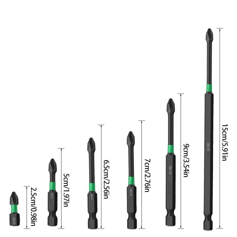 High-Strength Magnetic Screwdriver Bit with Non-Slip Holder