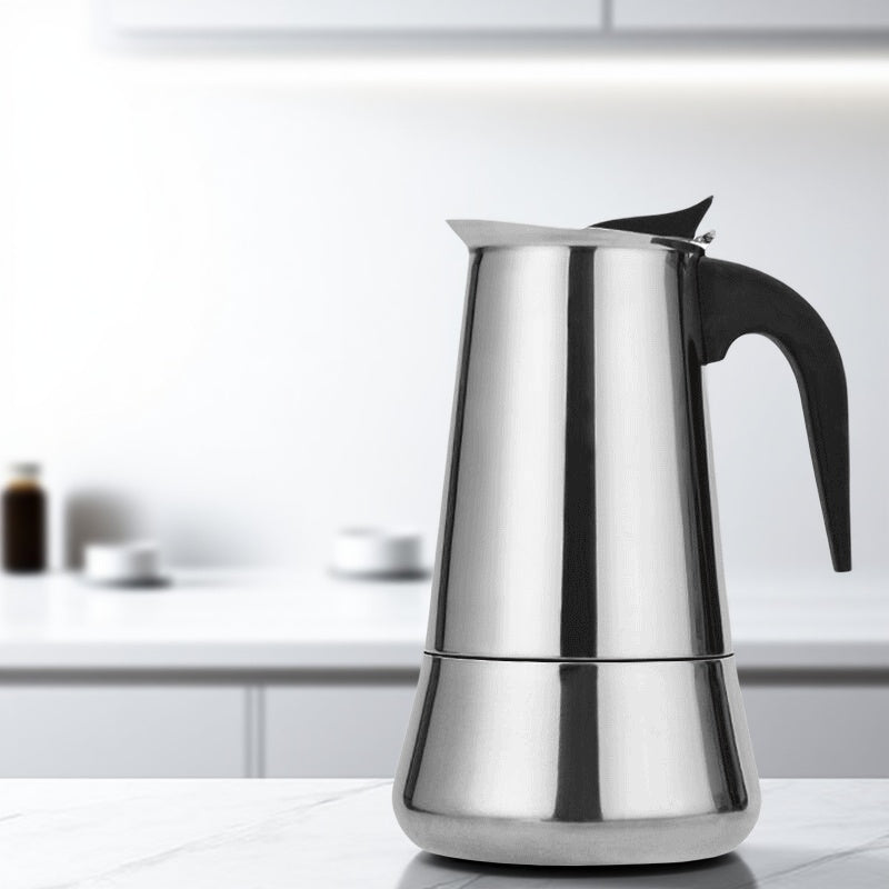 Classic Stainless Steel Moka Coffee Maker
