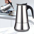 Classic Stainless Steel Moka Coffee Maker