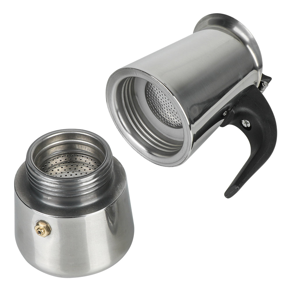 Classic Stainless Steel Moka Coffee Maker