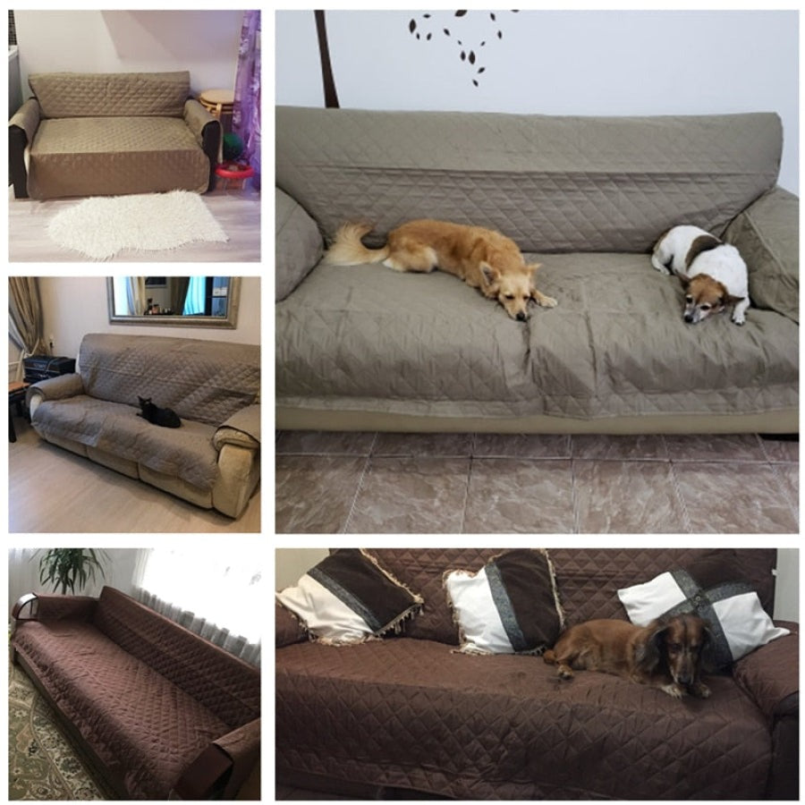 Waterproof Padded Sofa Protector Cover - ShieldMaster