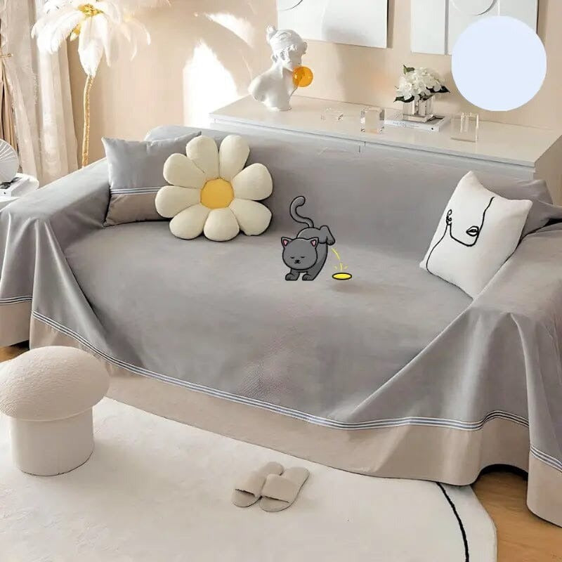 Anti-Pee Chenille Sofa Protective Cover for Dogs and Cats