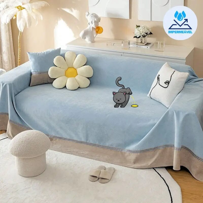 Anti-Pee Chenille Sofa Protective Cover for Dogs and Cats