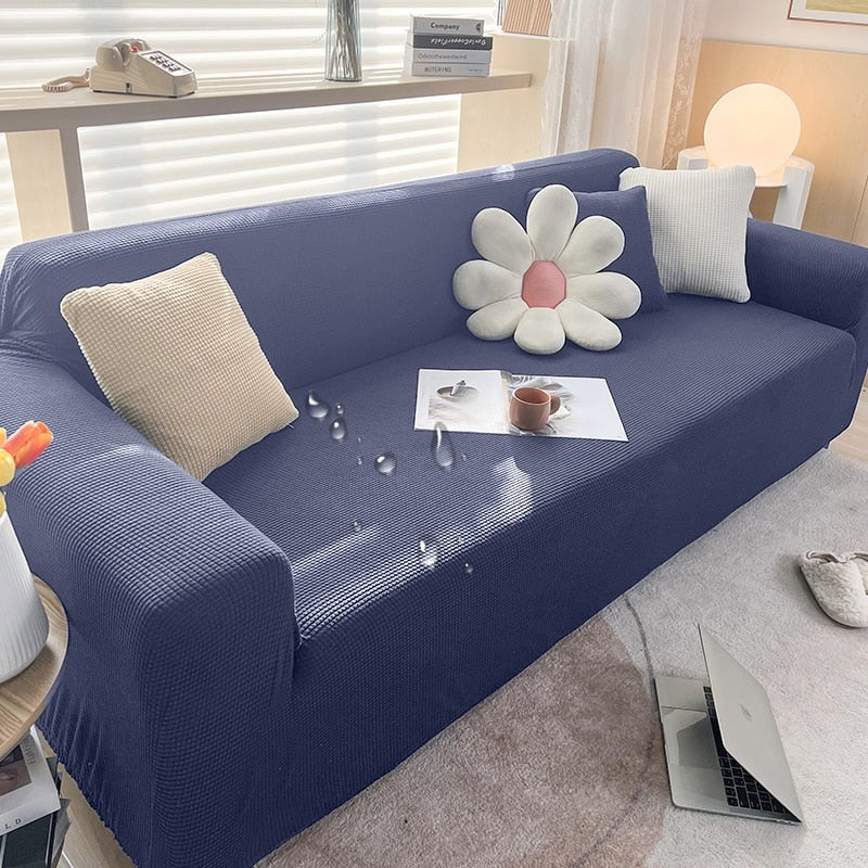 Waterproof Jacquard Knit Sofa Protector Cover