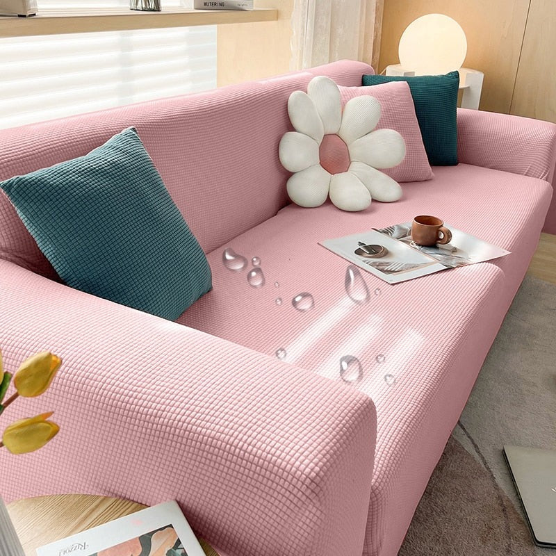 Waterproof Jacquard Knit Sofa Protector Cover