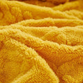 Padded Velvet Winter Mattress Cover