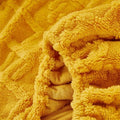 Padded Velvet Winter Mattress Cover