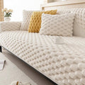 Non-Slip Plush Winter Sofa Cover