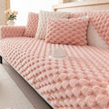 Non-Slip Plush Winter Sofa Cover