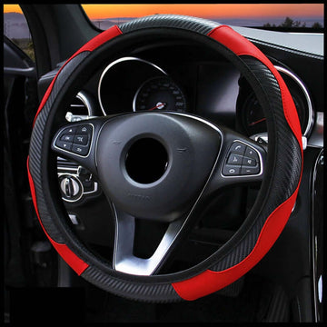 Universal Leather Steering Wheel Cover