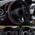 Universal Leather Steering Wheel Cover