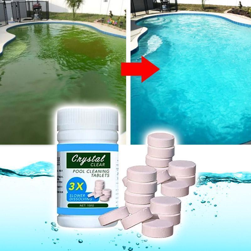 Pool Cleaning and Clarifying Capsules - Tablets Against Green Water