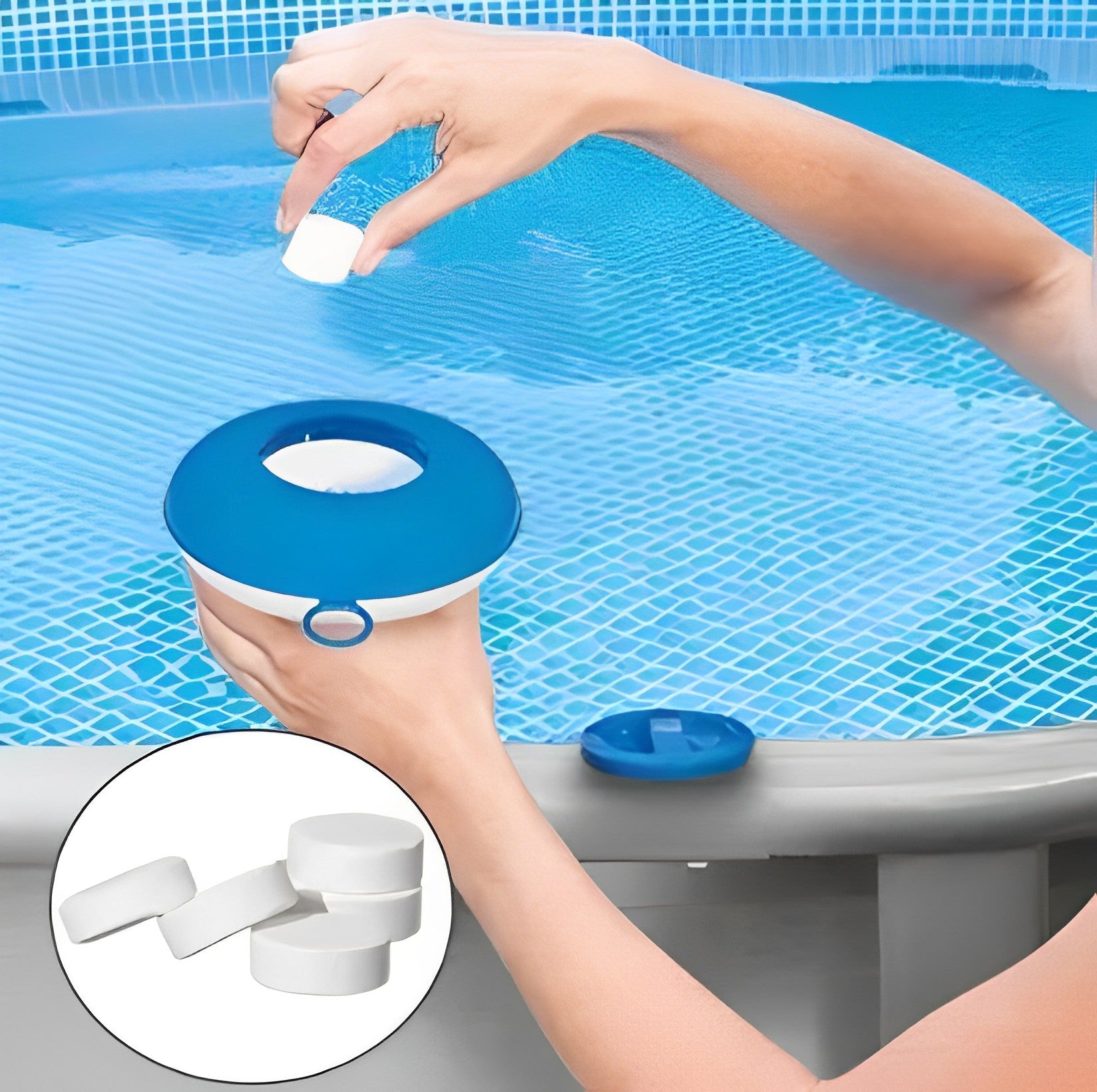 Pool Cleaning and Clarifying Capsules - Tablets Against Green Water