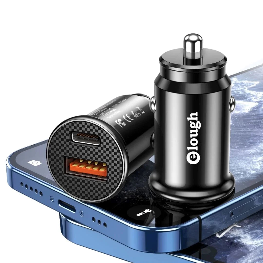 Ultra-Fast Car Charger - With 2 USB Ports