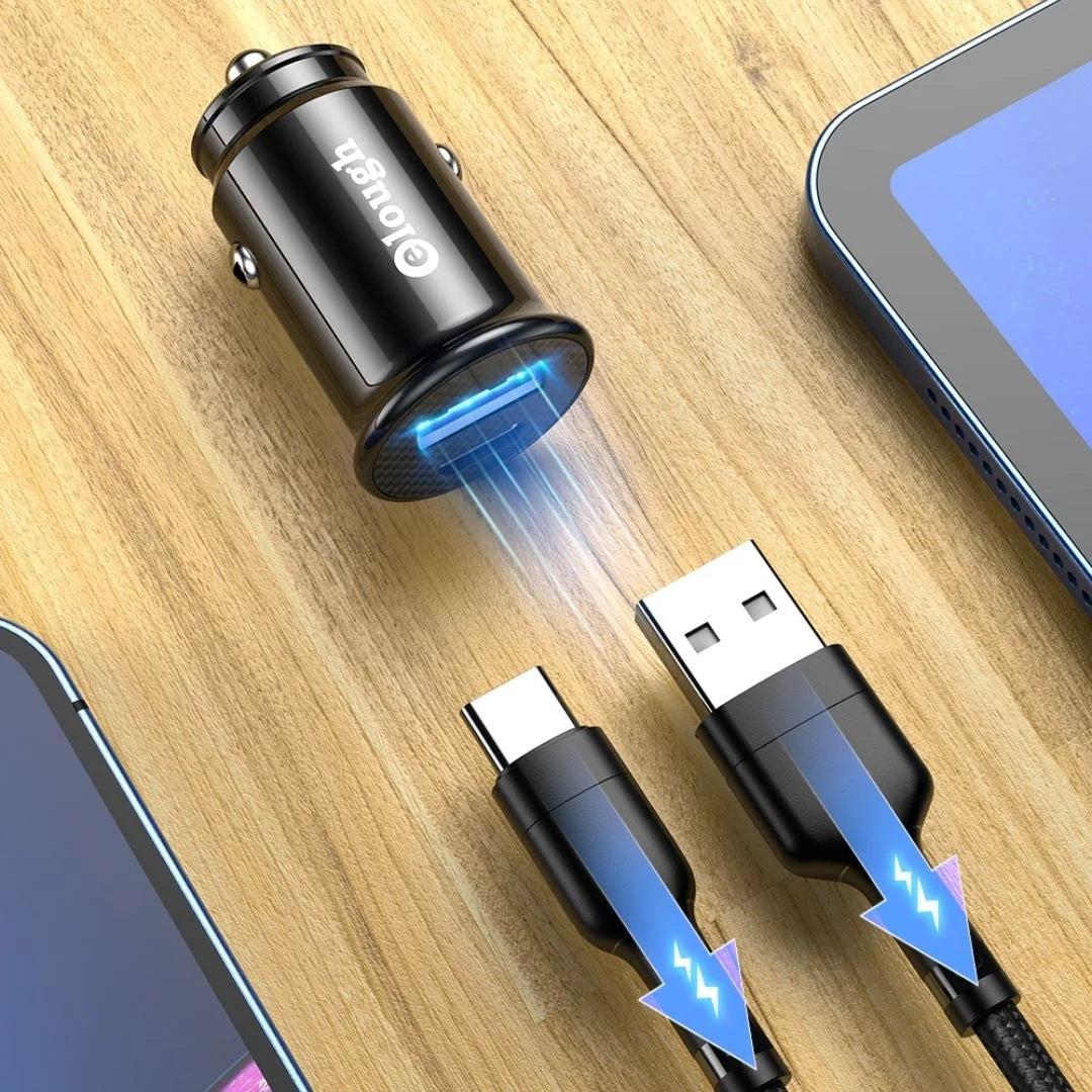 Ultra-Fast Car Charger - With 2 USB Ports