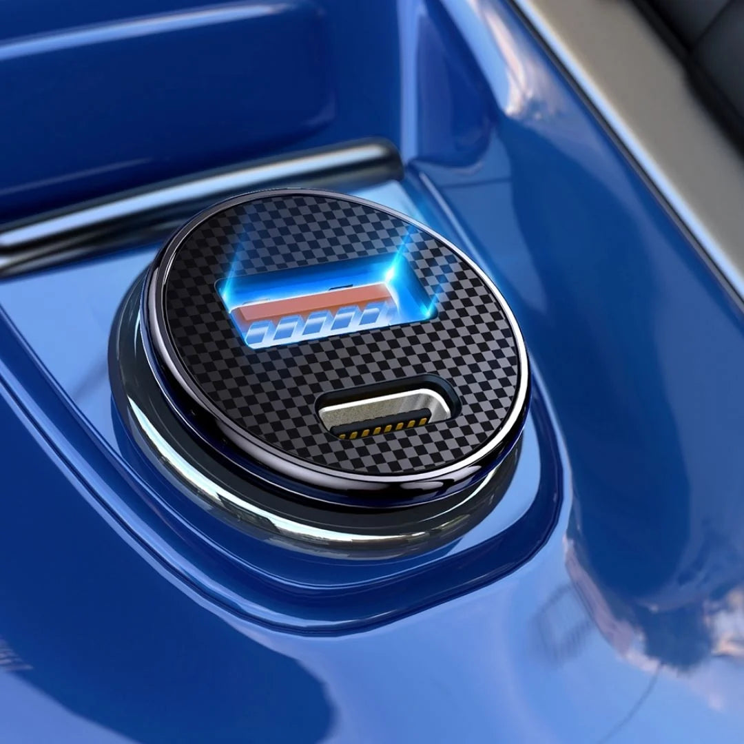 Ultra-Fast Car Charger - With 2 USB Ports