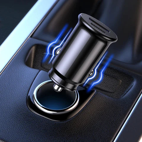 Ultra-Fast Car Charger - With 2 USB Ports