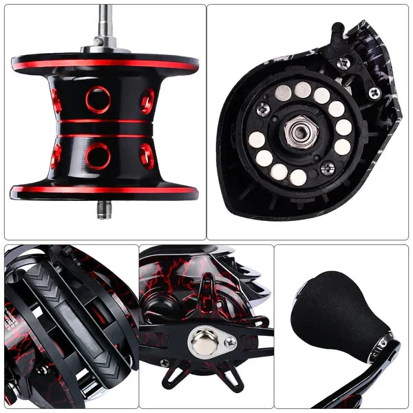 Fishing Reel 19 Bearings Drag 10kg and Magnetic Brake - X300