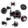 Fishing Reel 19 Bearings Drag 10kg and Magnetic Brake - X300
