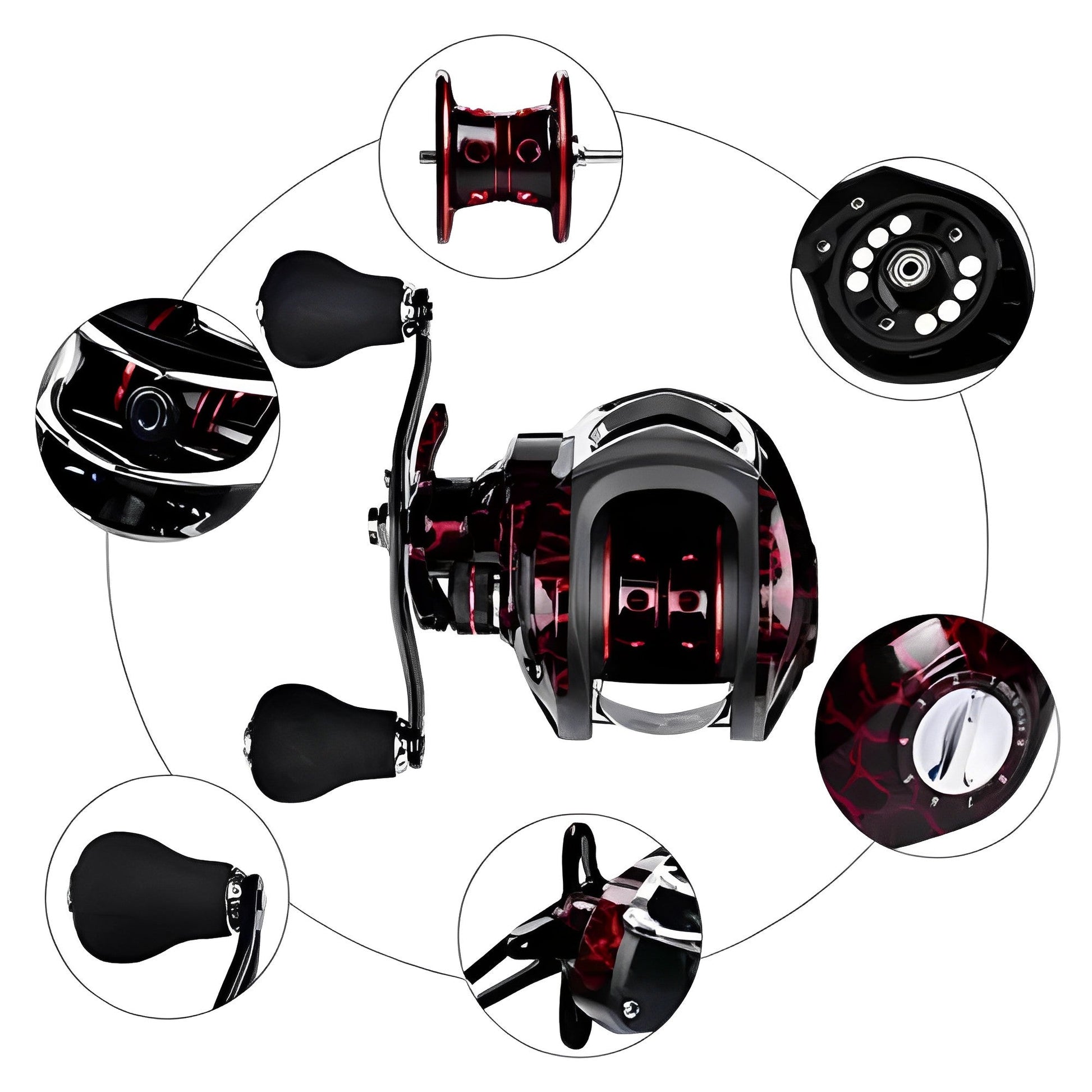 Fishing Reel 19 Bearings Drag 10kg and Magnetic Brake - X300