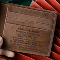 Personalised Genuine Leather Men's Wallet