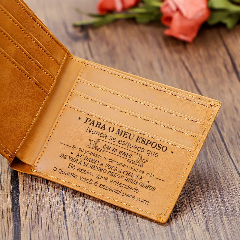 Personalised Genuine Leather Men's Wallet
