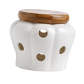 Ceramic Pot with Ventilated Lid