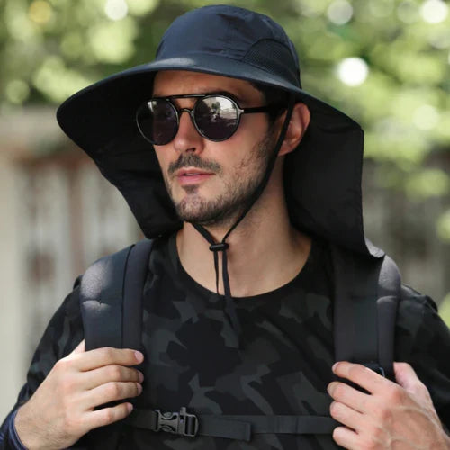 Unisex Wide-Brim Anti-UV Hat UPF50+