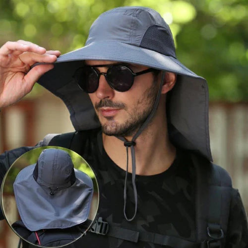 Unisex Wide-Brim Anti-UV Hat UPF50+