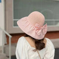 Women's Wide-Brim Beach Hat with UV Protection - CoolShade