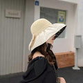 Women's Wide-Brim Beach Hat with UV Protection - CoolShade