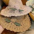 Women's Floral Crochet Summer Hat