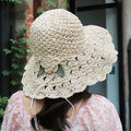 Women's Floral Crochet Summer Hat