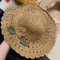 Women's Floral Crochet Summer Hat