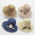 Women's Floral Crochet Summer Hat