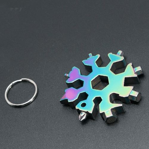 Stainless Steel Emergency Key Tool - Multifunctional (18-in-1)