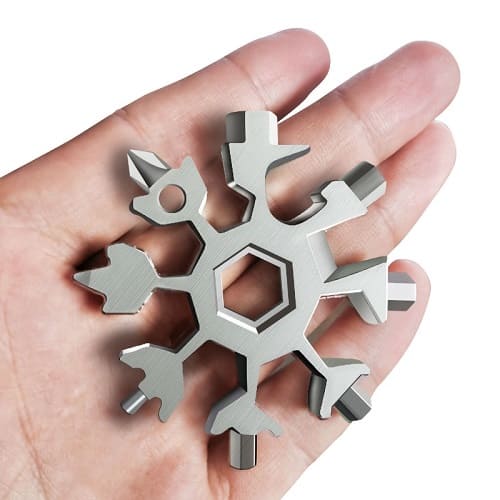 Stainless Steel Emergency Key Tool - Multifunctional (18-in-1)