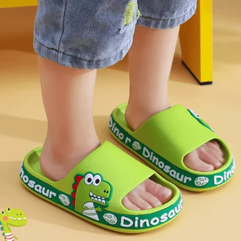 Non-Slip Children's Orthopaedic Slippers - Dino Crocks