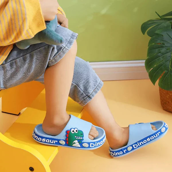 Non-Slip Children's Orthopaedic Slippers - Dino Crocks