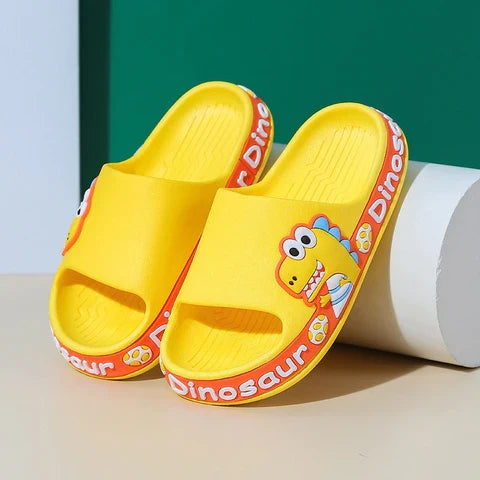 Non-Slip Children's Orthopaedic Slippers - Dino Crocks