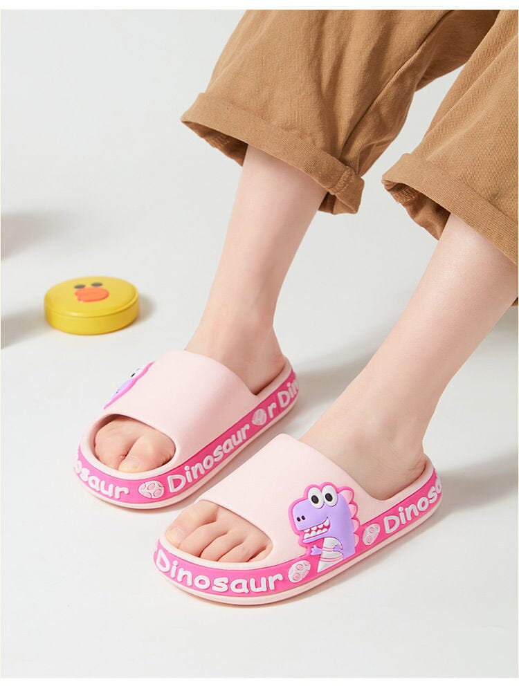 Non-Slip Children's Orthopaedic Slippers - Dino Crocks