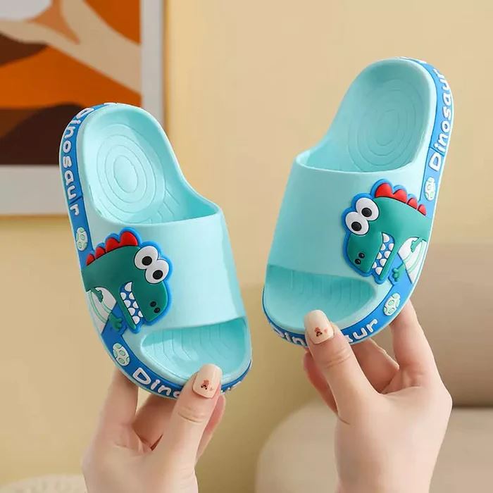 Non-Slip Children's Orthopaedic Slippers - Dino Crocks