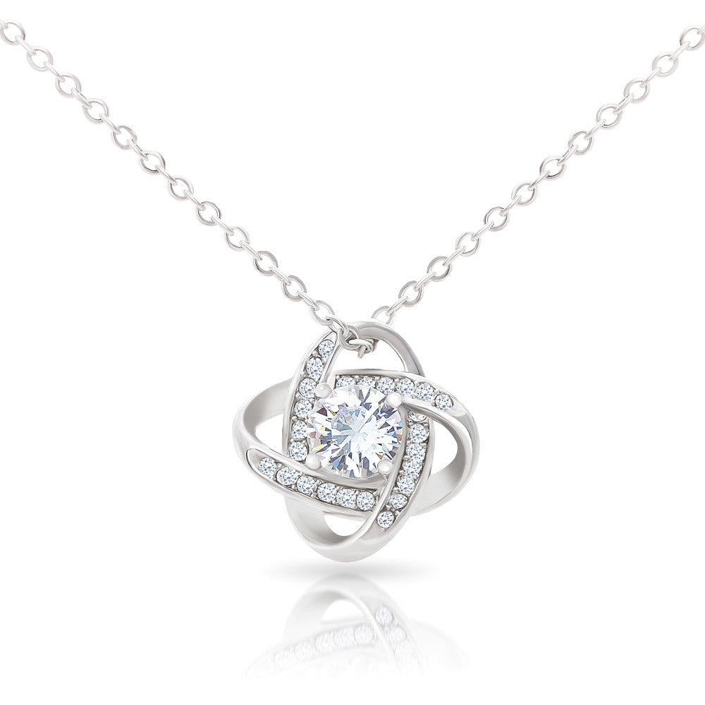 925 Silver Necklace with Rose Pendant and Love Letter - LoveLetter