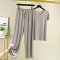 Gentle Women's T-Shirt + Trousers Set - Summer 2023