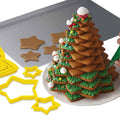 3D Christmas Tree Cutter Set - 6 Pieces